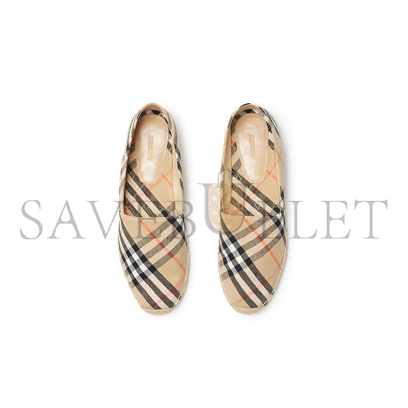 BURBERRY CHECK MEWS ESPADRILLES 81091801